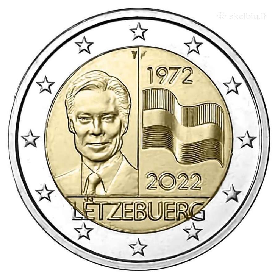 Liuksemburgas 2022 2 eurų monetos