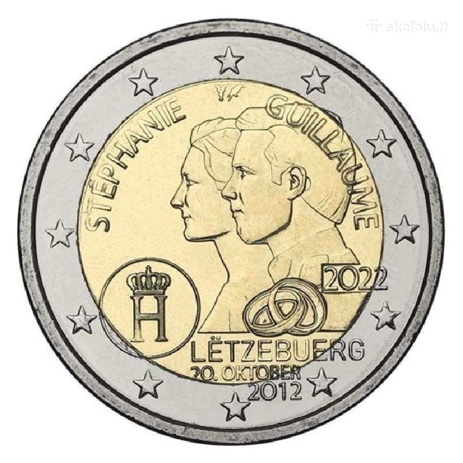 Liuksemburgas 2022 2 eurų monetos