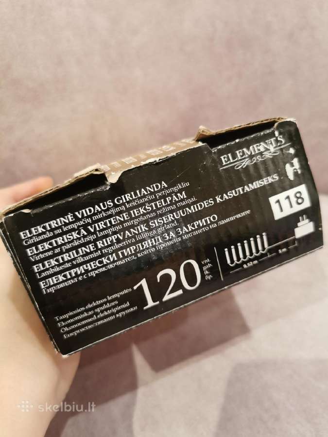 Kalėdinė girlianda 120 lempučių - nuotraukos Nr. 2