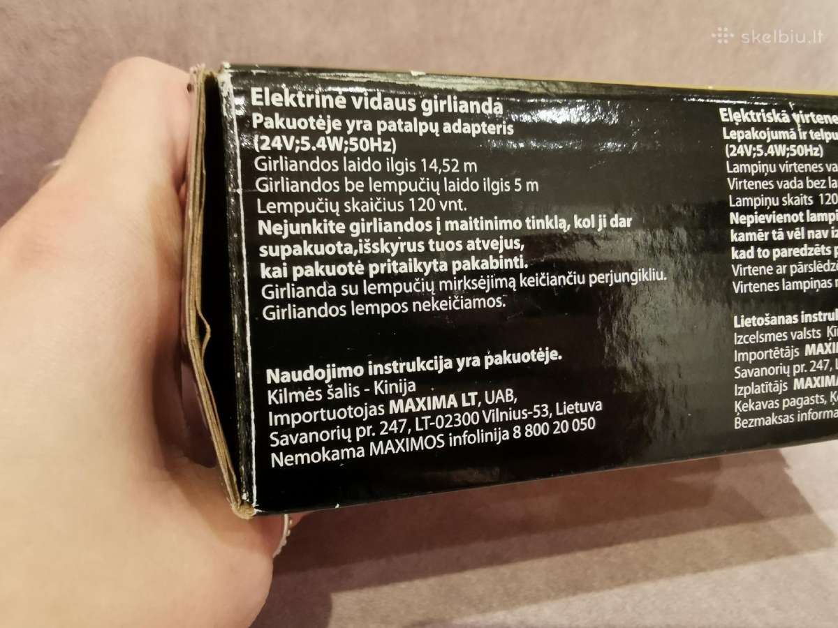Kalėdinė girlianda 120 lempučių - nuotraukos Nr. 3