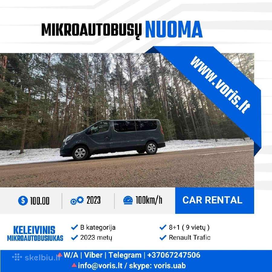 Nuoma Keleivinio mikroautobuso - nuotraukos Nr. 14
