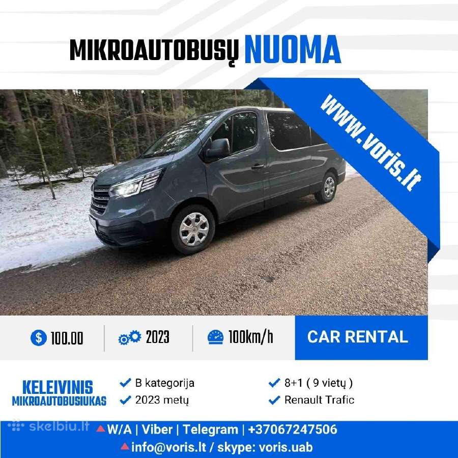 Nuoma Keleivinio mikroautobuso - nuotraukos Nr. 10