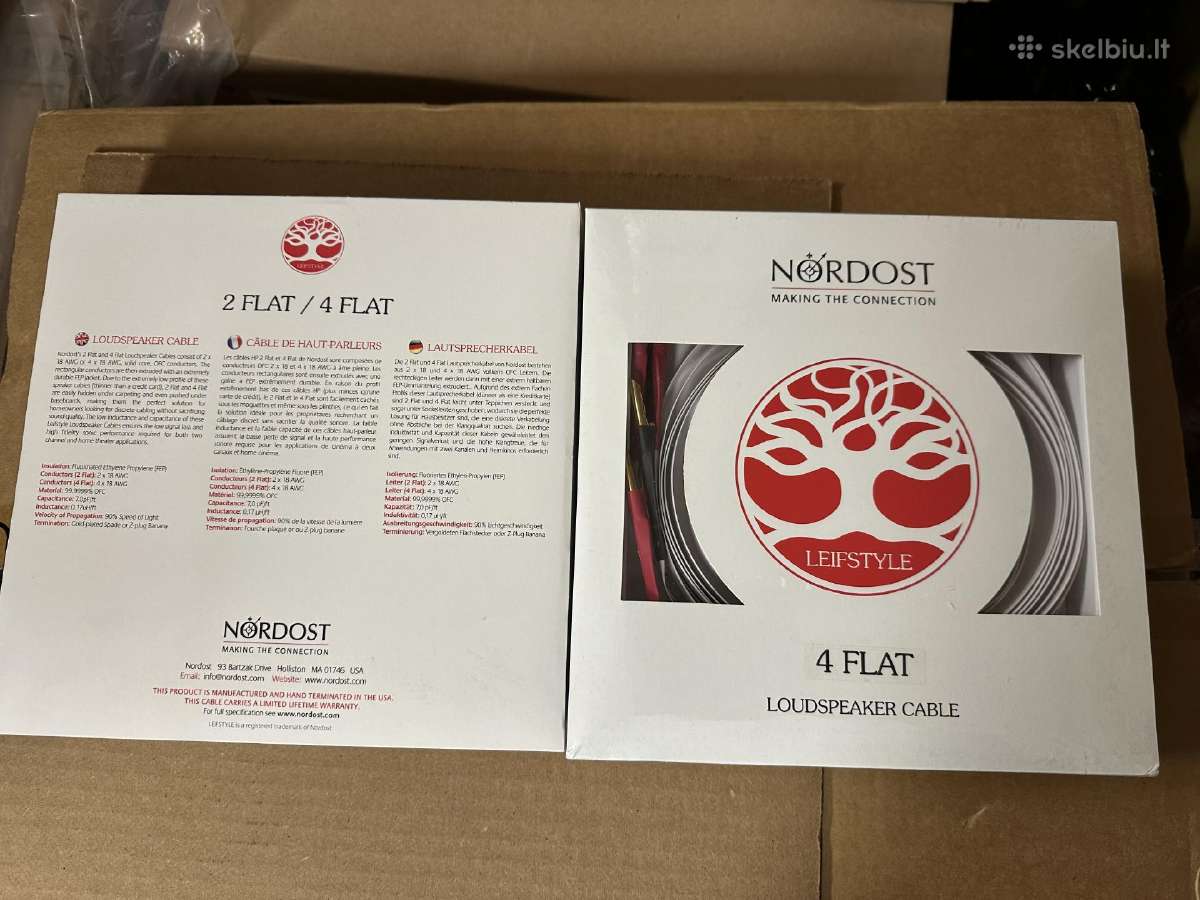 Nordost Superflatline akustinis kolon laidas cable - nuotraukos Nr. 23