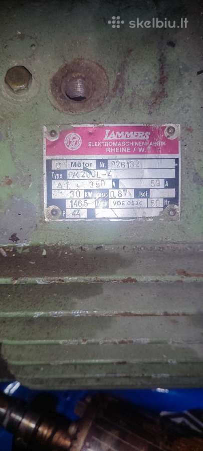 18 .5kw 1400 apsukų 520€ 30 kw 1400apsuku 620€ fla - nuotraukos Nr. 4