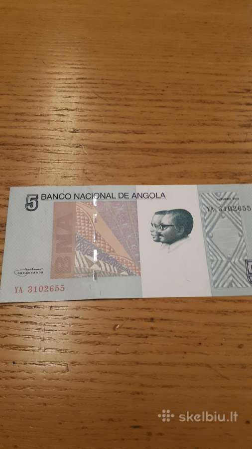 Angola 5 Kvanzos 2012m. Unc