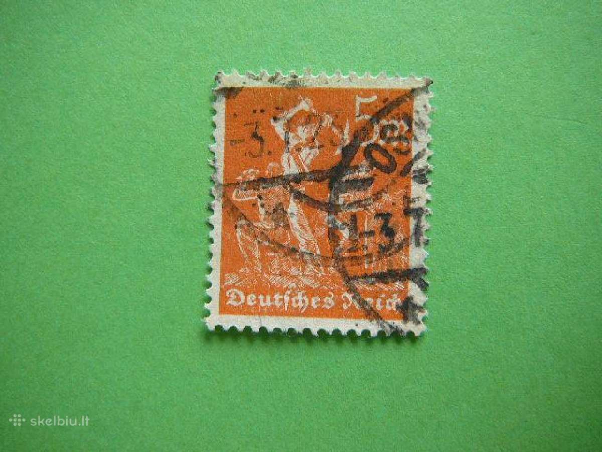 Standartai Vokietija 1922 (5m) antsp. wz2 vkt238a