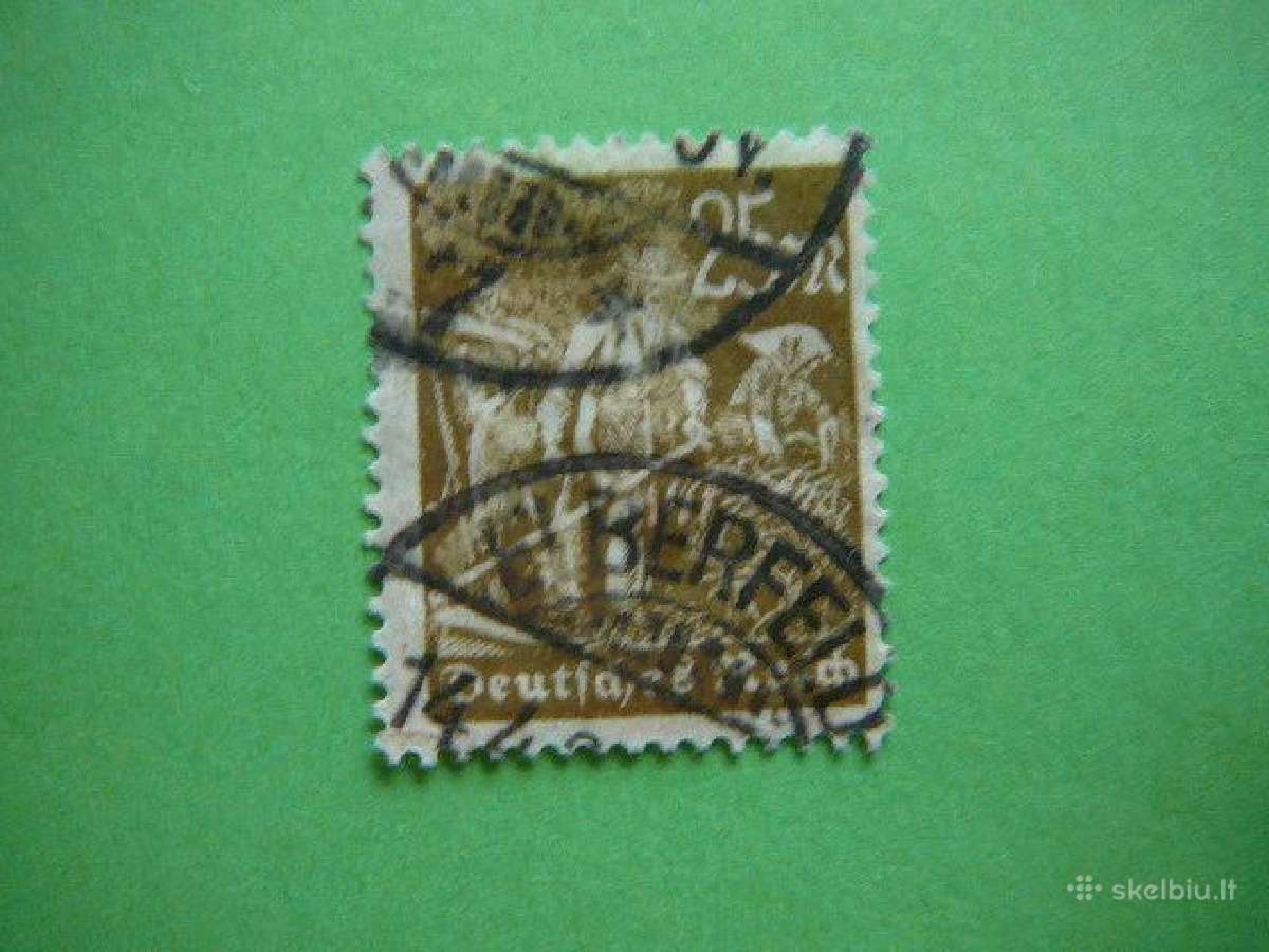 Standartai Vokietija 1922 (25m) antsp. wz2 vkt242a
