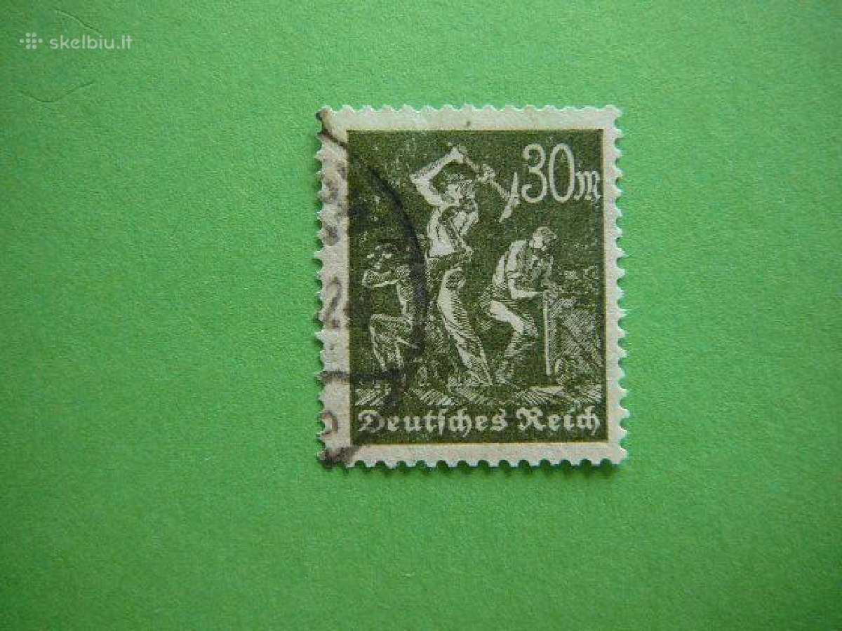 Standartai Vokietija 1922 (30m) antsp. wz2 vkt243a