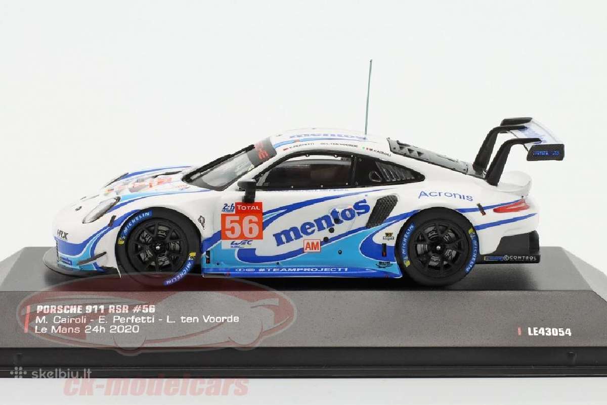 Porsche 911 Rsr #56 24h Lemans 2020 1/43 Ixo - nuotraukos Nr. 3