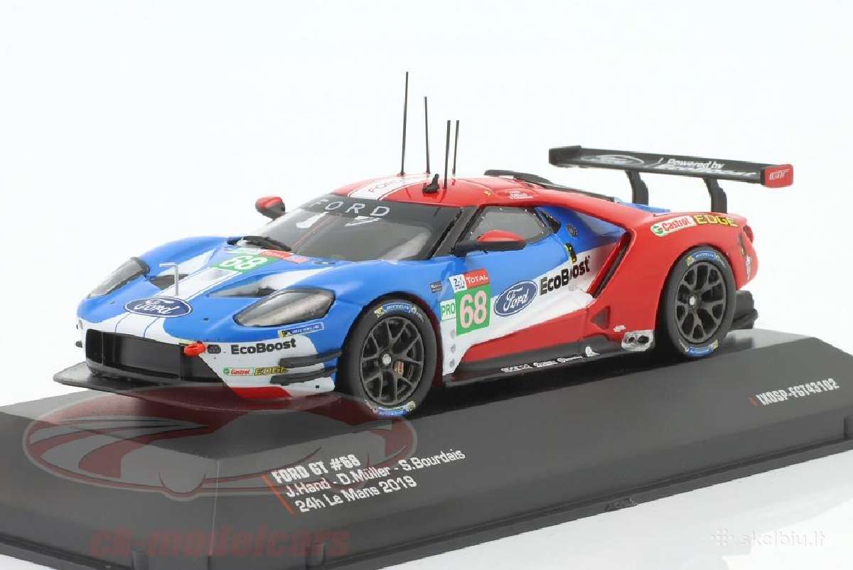 Ford Gt #68 24h Lemans 2019, 1/43, Ixo.