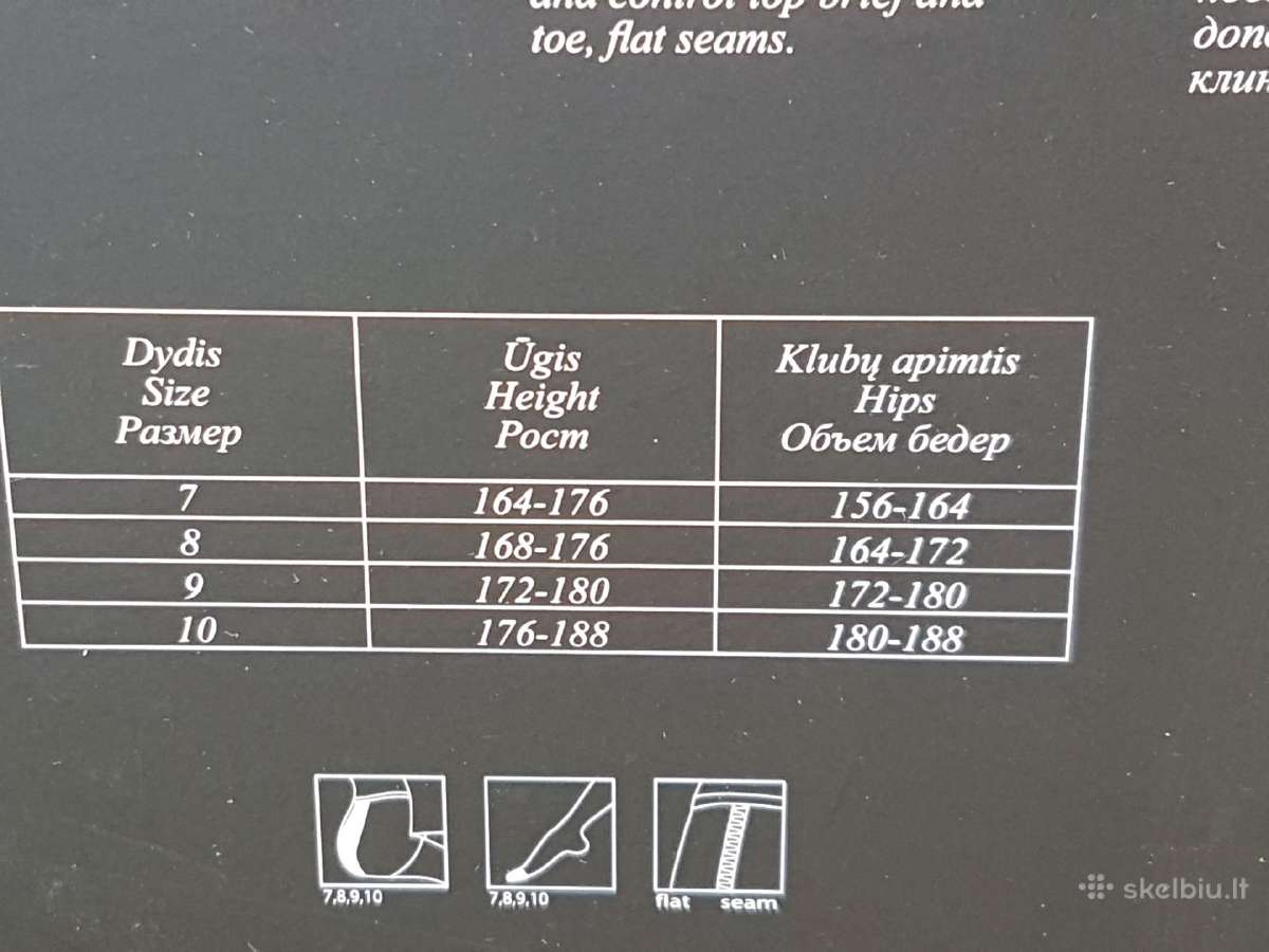 Pėdkelnės Plus Size 40 den, dydžiai 7-8-9-10 - nuotraukos Nr. 6