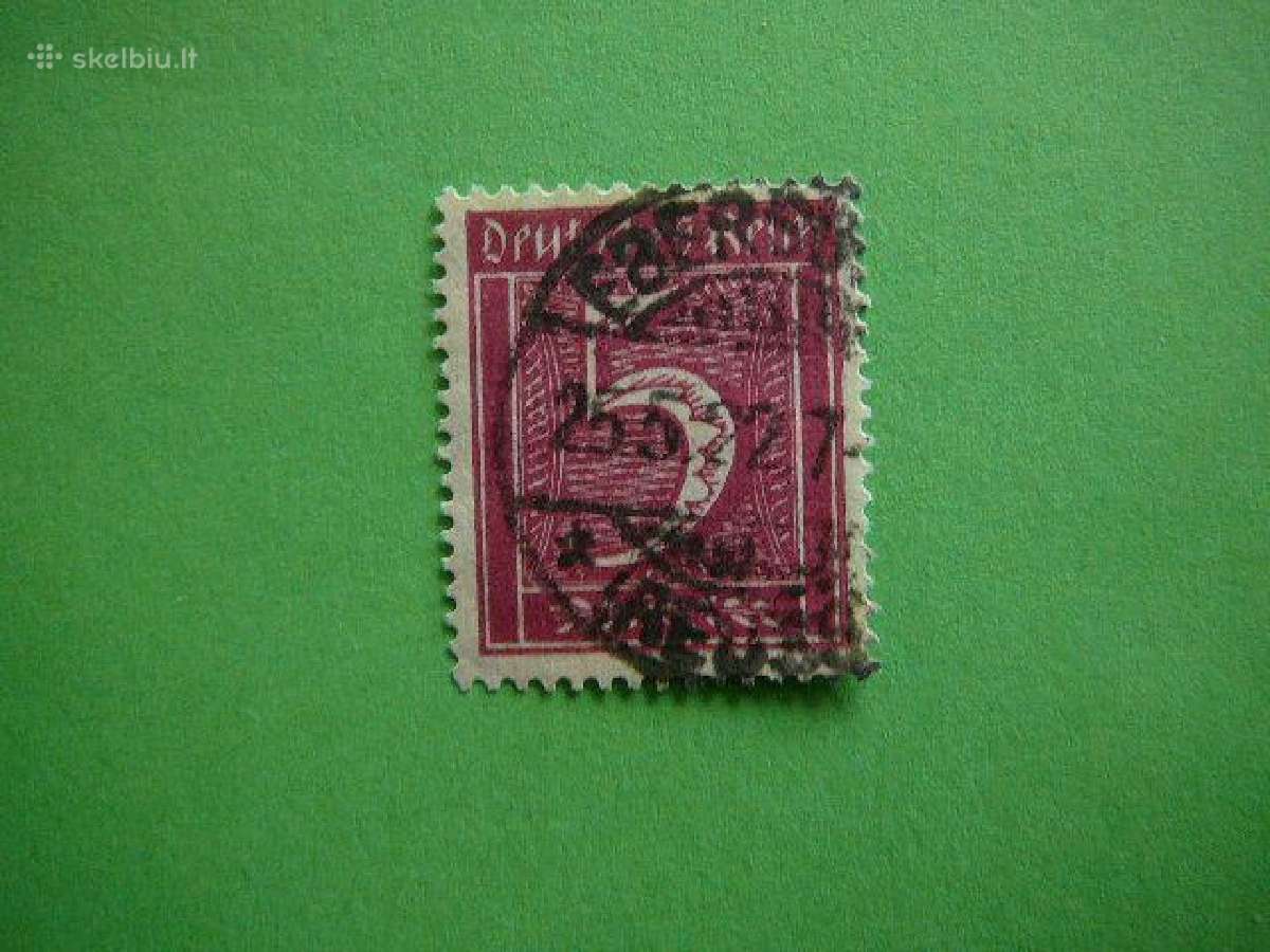 Standartai Vokietija 1921 (5pf) antsp. wz1 vkt158a