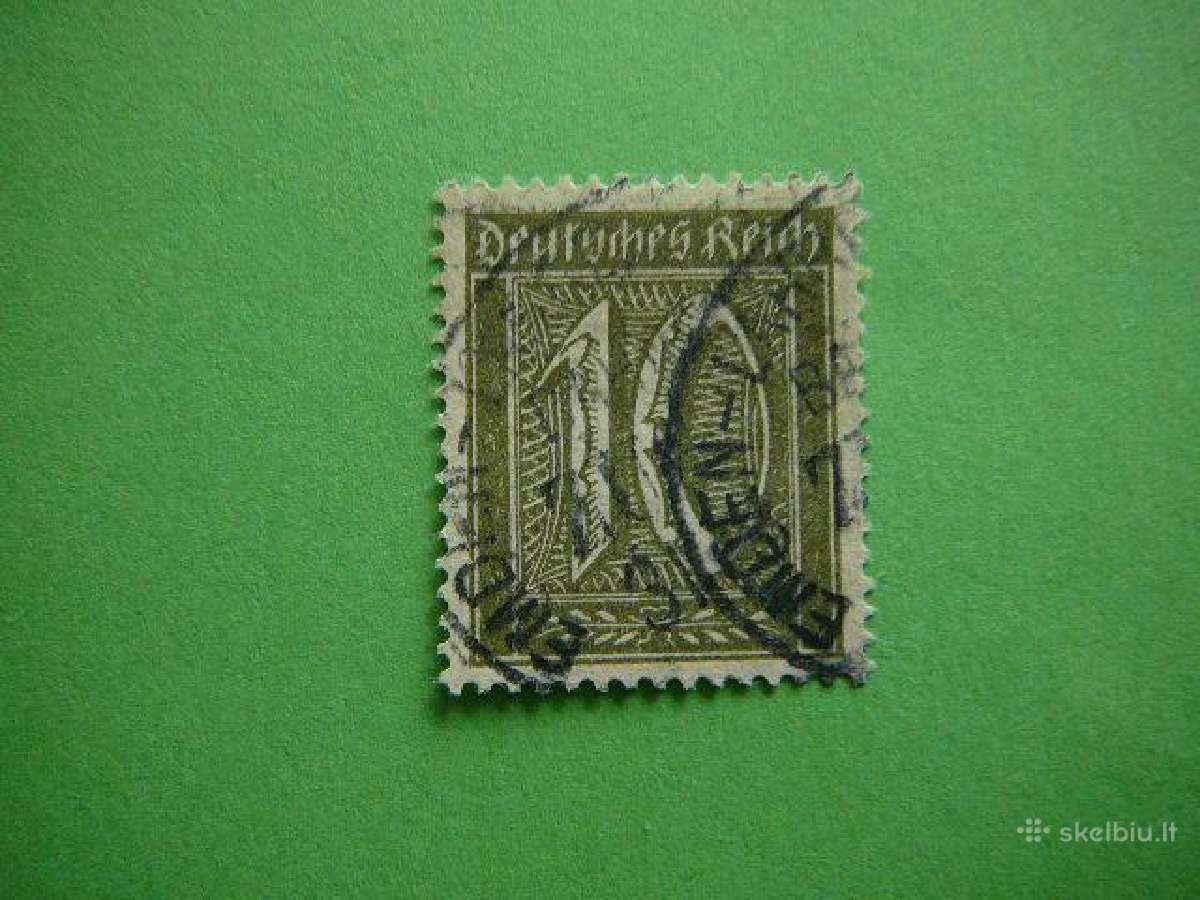 Standartai Vokietija 1921 (10pf) wz1 vkt159a