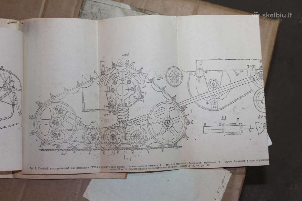 Savaeigių kombainų Skp-4 instrukcija 1964 m. - nuotraukos Nr. 6