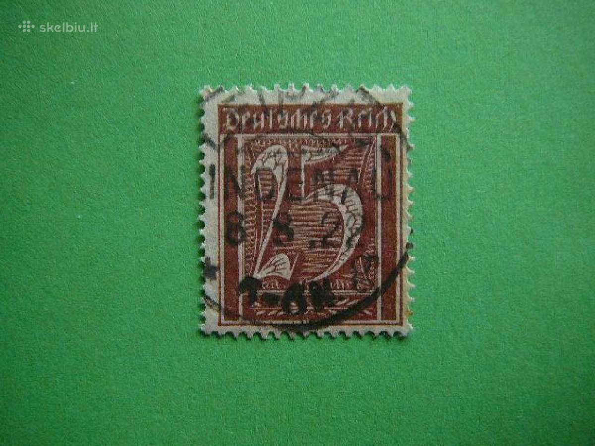 Standartai Vokietija 1921 (25pf) wz1 vkt161a