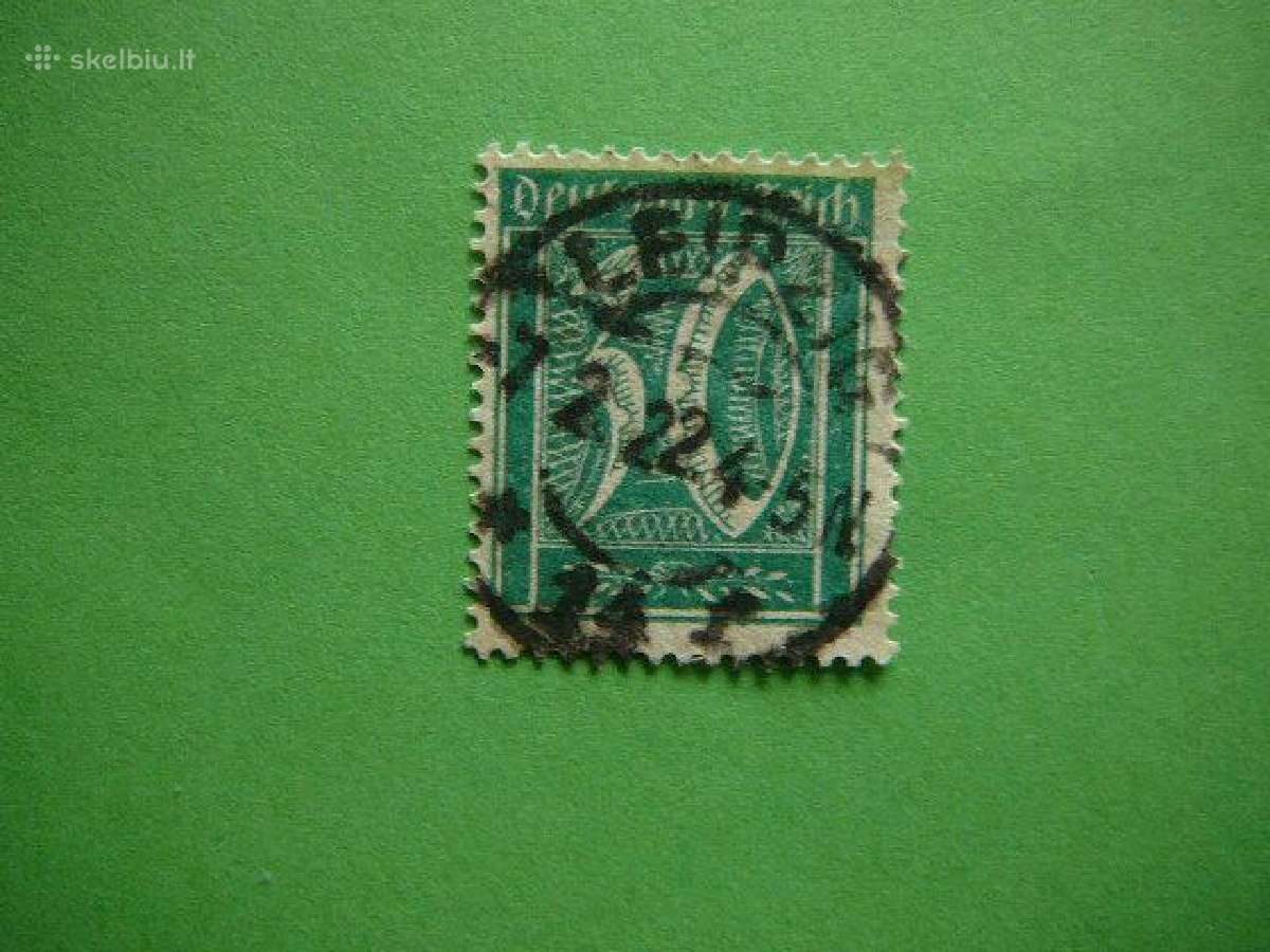 Standartai Vokietija 1921 (30pf) wz1 vkt162a