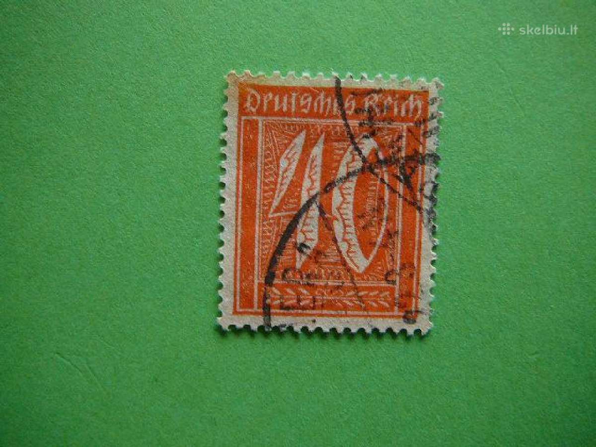 Standartai Vokietija 1921 (40pf) wz1 vkt163a