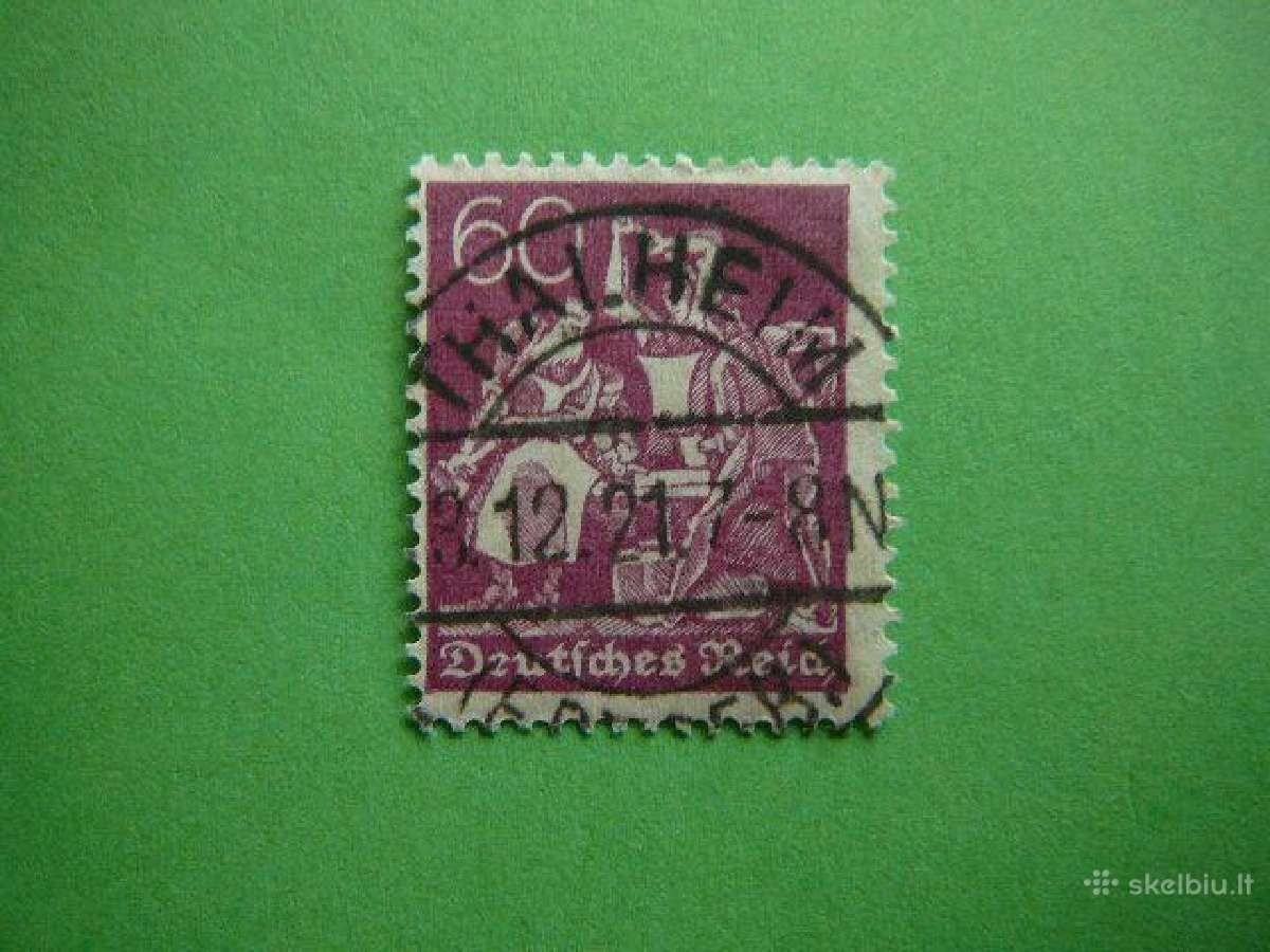 Kalvis Vokietija 1921 (60pf) wz1 vkt165a