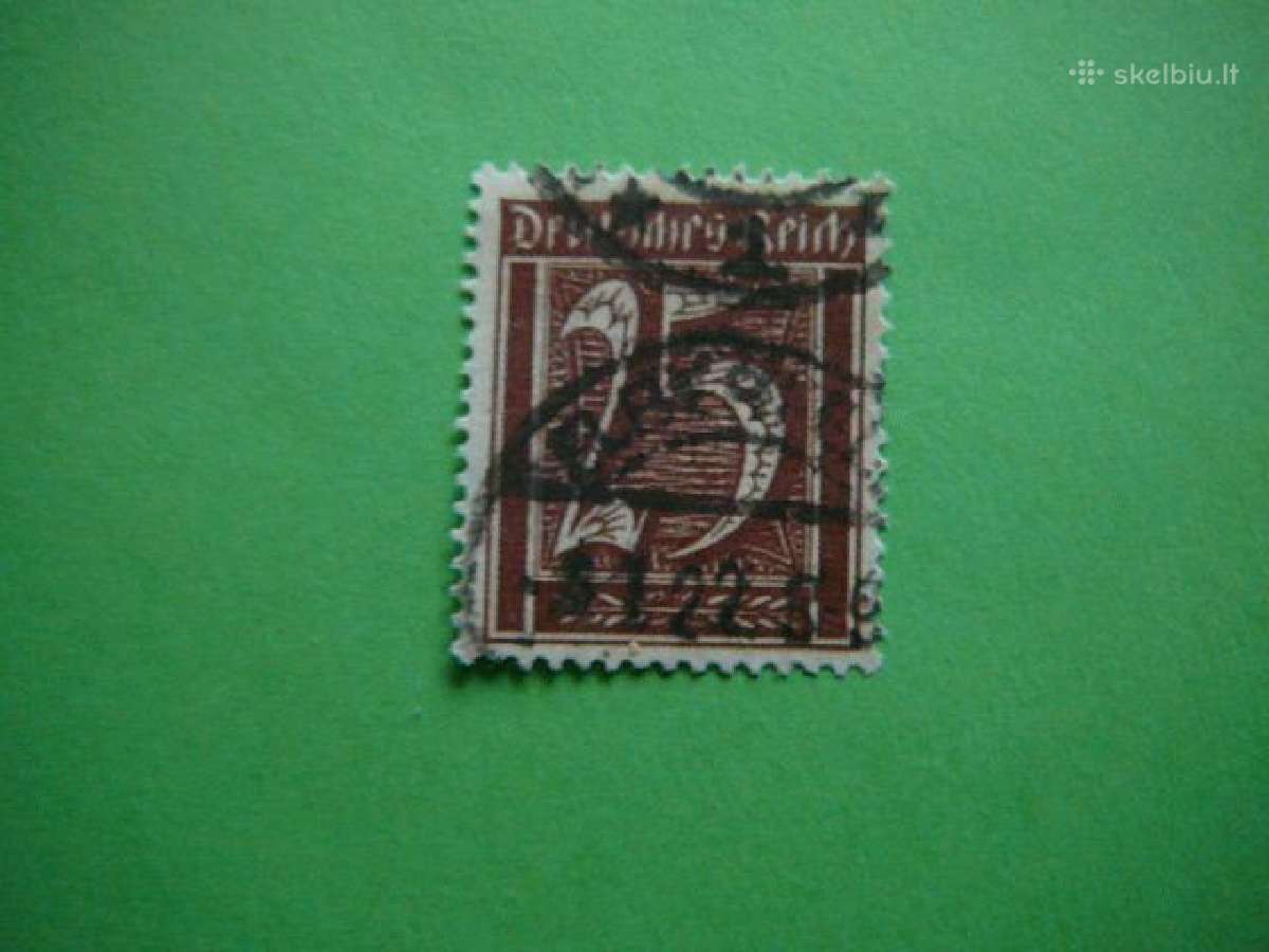 Standartai Vokietija 1922 (25pf) wz2 vkt180a
