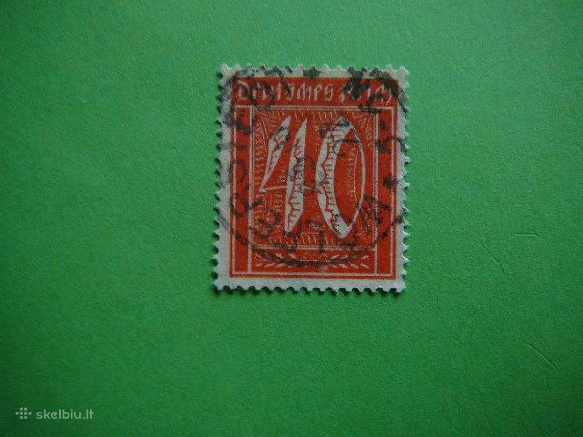 Standartai Vokietija 1922 (40pf) wz2 vkt182a