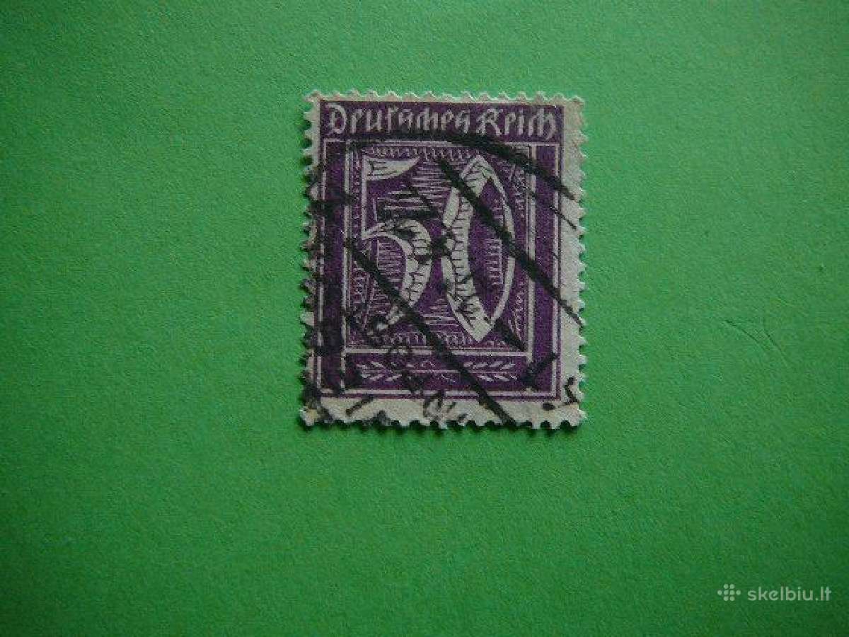 Standartai Vokietija 1922 (50pf) wz2 vkt183a