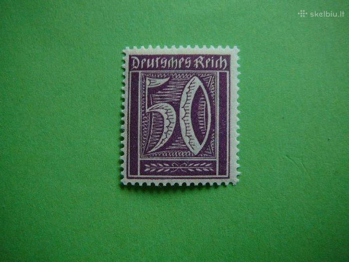 Standartai Vokietija 1922 (50pf) wz2 vkt183s