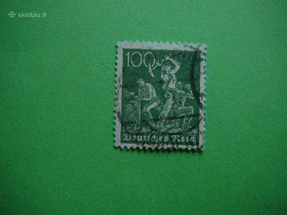 Standartai Vokietija 1922 (100pf) wz2 vkt187a