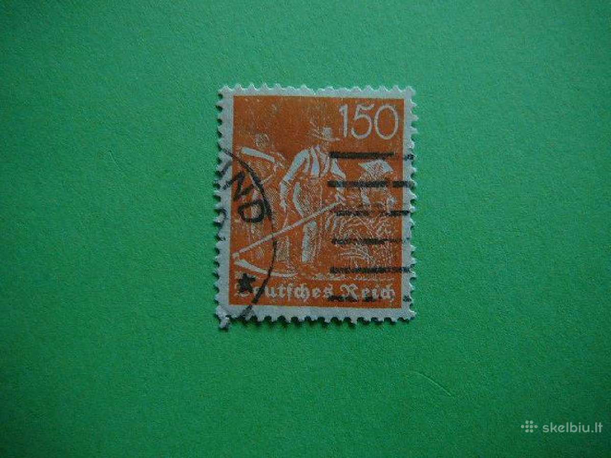 Standartai Vokietija 1922 (150pf) wz2 vkt189a