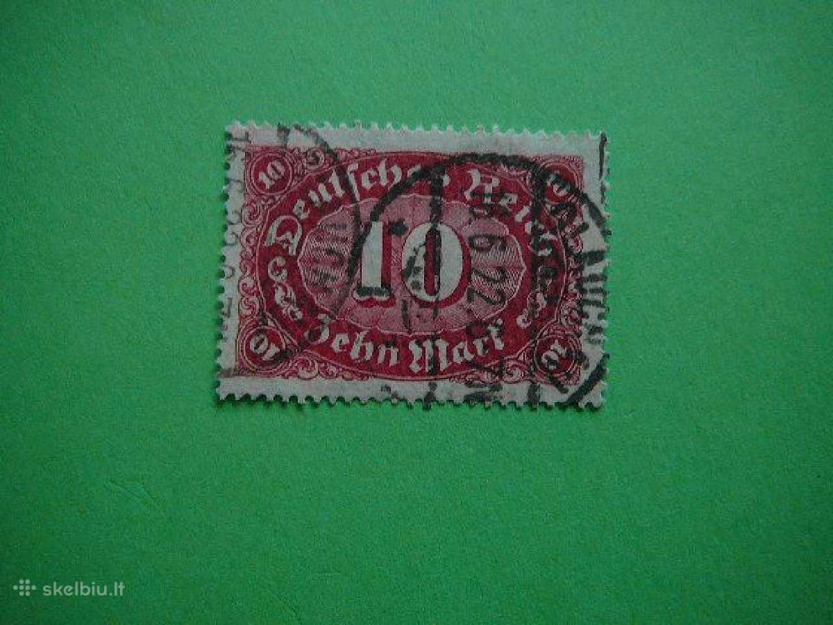 Standartai Vokietija 1922 (10m) wz2 vkt195a