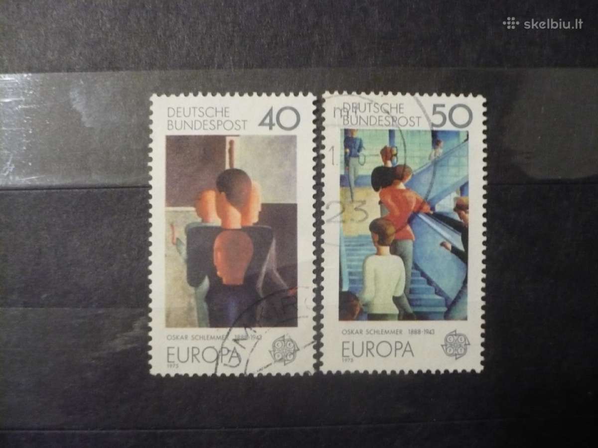 1975 Europa pašto ženklai – paveikslai