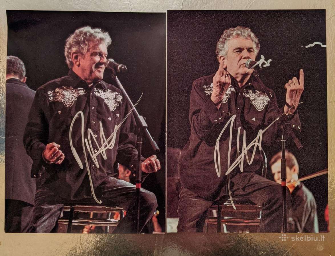 Dan Mccafferty. Nuotrauka su originaliu autografu.