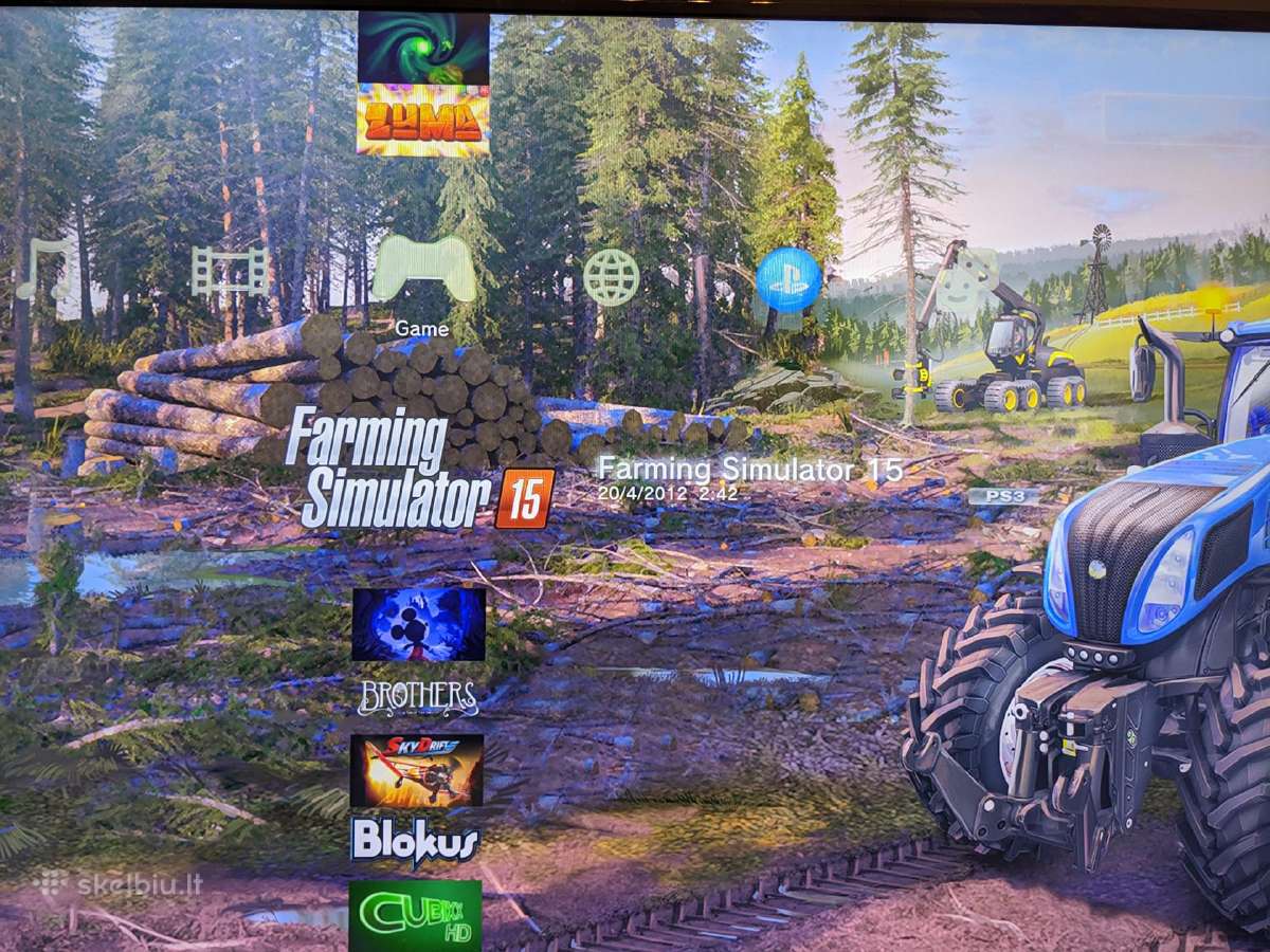 Atrištas PS3 slim 500gb + 105 žaidimai - nuotraukos Nr. 7