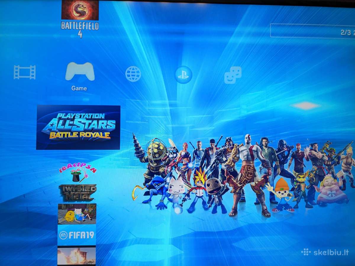 Atrištas PS3 slim 500gb + 105 žaidimai - nuotraukos Nr. 18