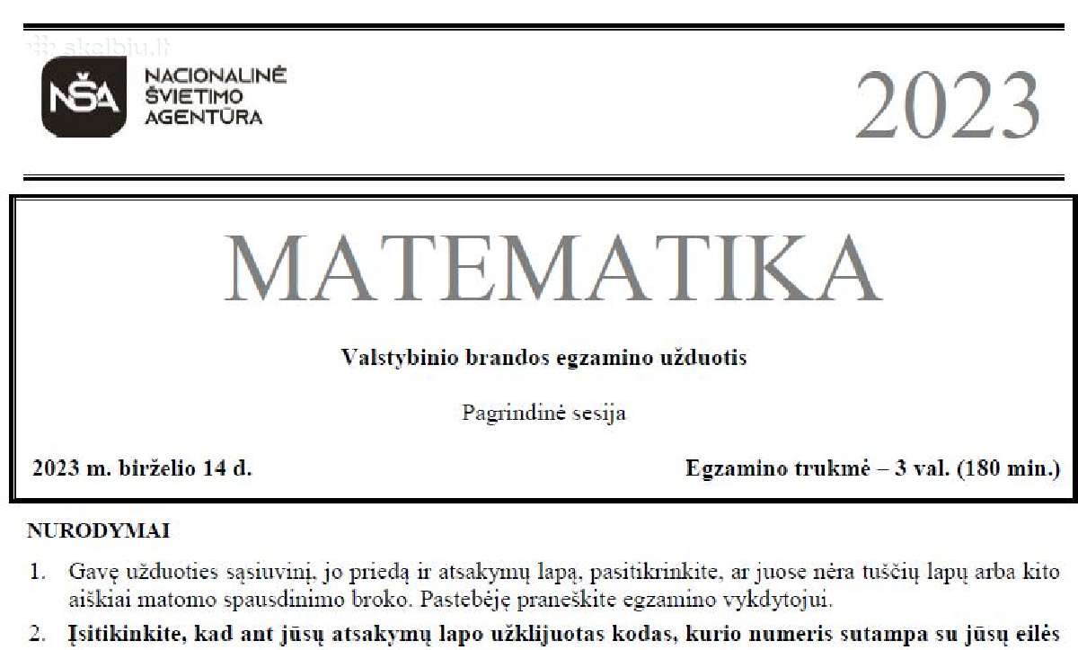 Matematikos 8 - 12 Kl. Korepetitorius Nuotoliu - Skelbiu.lt