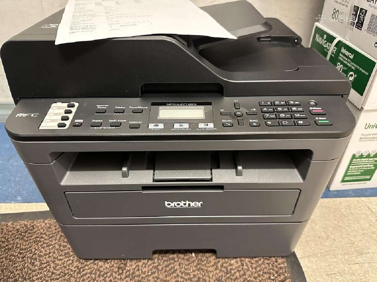 A4 nespalvotas Brother Mfc-l2710dn spausdintuvas