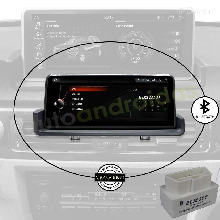 Bmw 3 E90, E91 2004-13 Android multimedia GPS/WiFi - nuotraukos Nr. 6