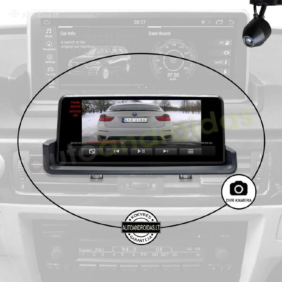 Bmw 3 E90, E91 2004-13 Android multimedia GPS/WiFi - nuotraukos Nr. 9