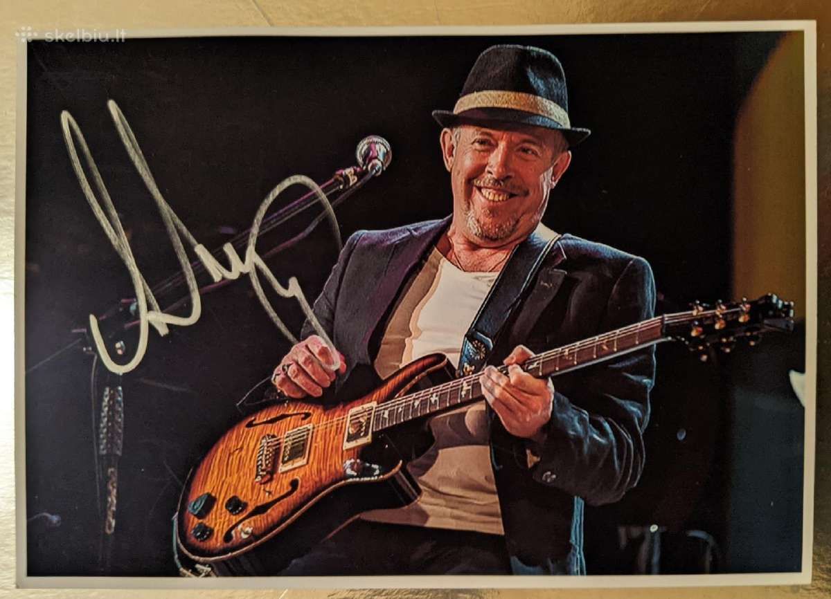 Andrejus Makarevičius. Nuotrauka su autografu