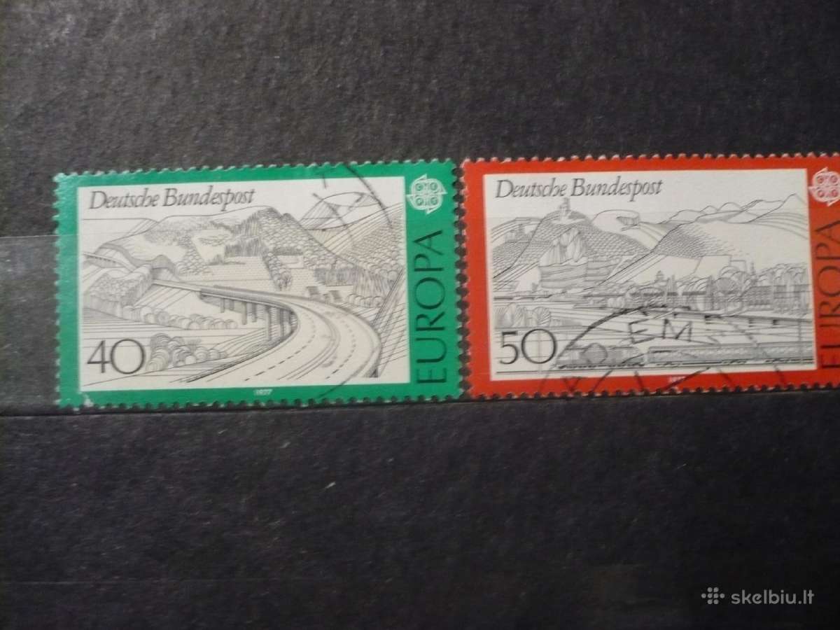 1977 Europa pašto ženklai – peizažai