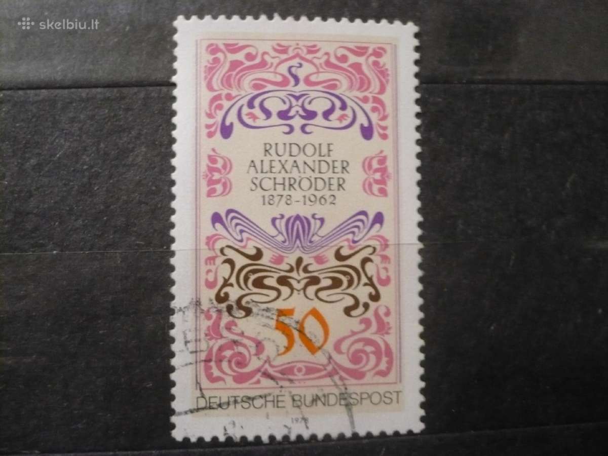1978 100-osios Rudolfo Aleksandro Šrioderio gimimo