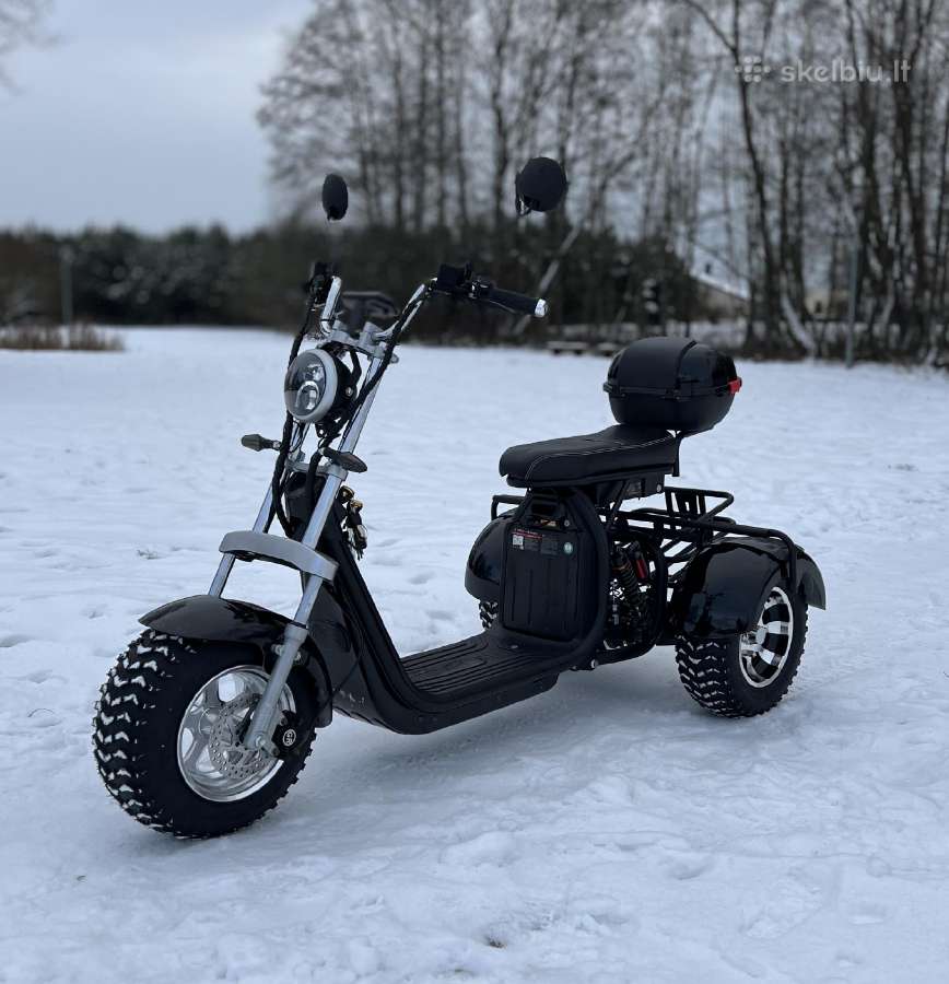 Elektrinis triratis čioperis citycoco motoroleris - nuotraukos Nr. 3