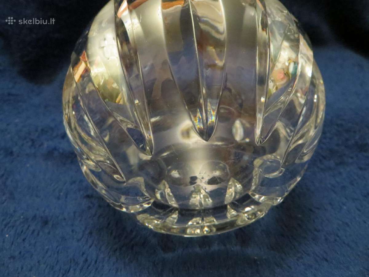 Vaza Nachtmann krištolas vokiška vintažinė ~19 cm - nuotraukos Nr. 6