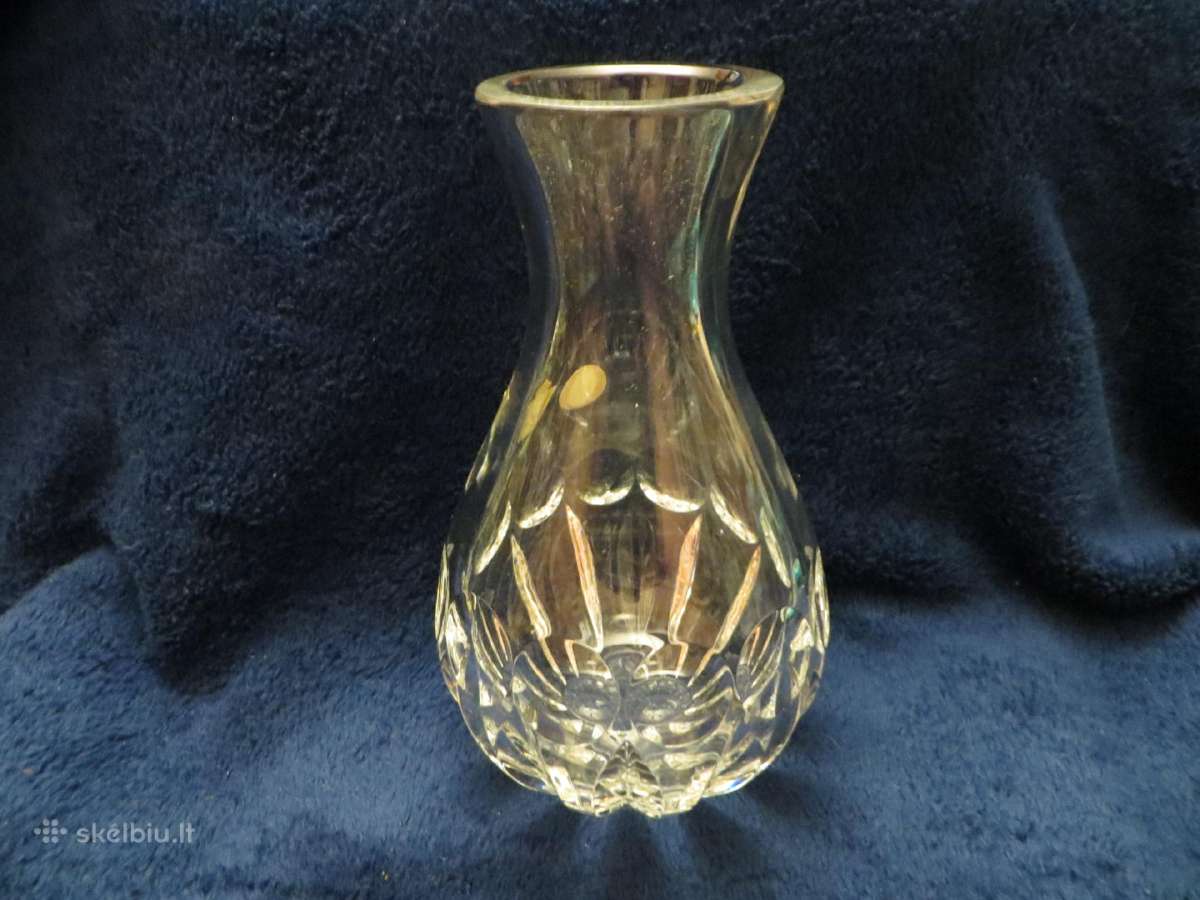 Vaza Nachtmann krištolas vokiška vintažinė ~19 cm - nuotraukos Nr. 11