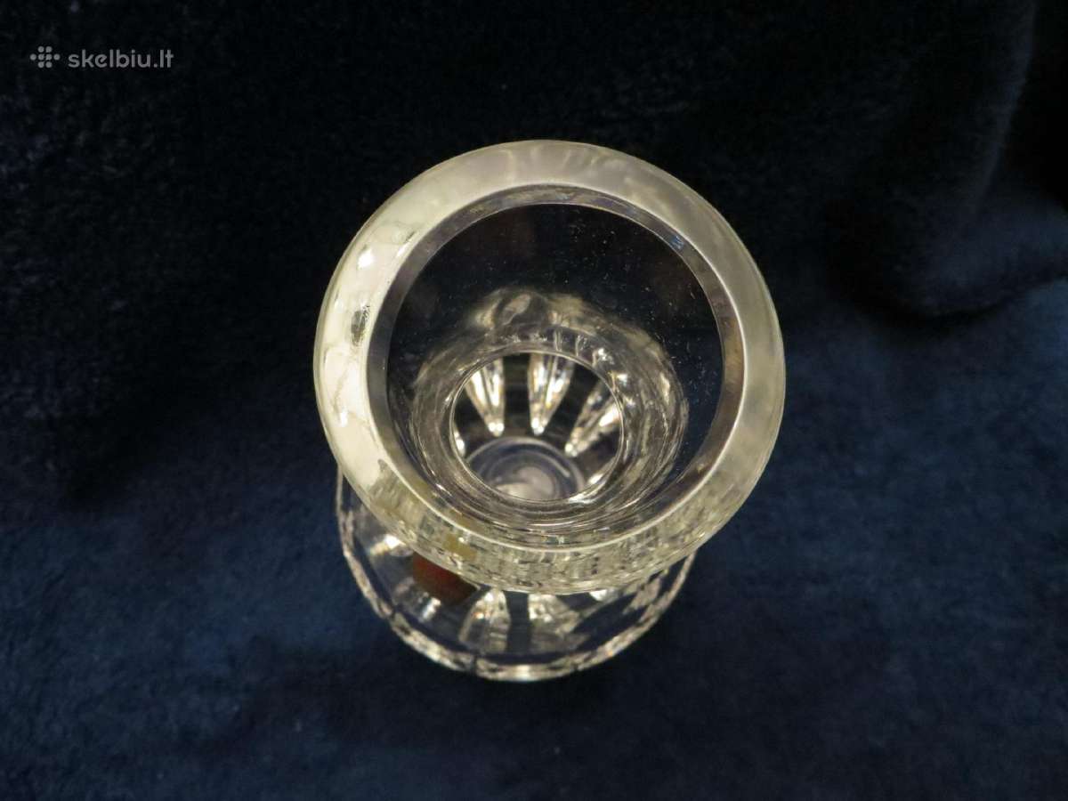 Vaza Nachtmann krištolas vokiška vintažinė ~19 cm - nuotraukos Nr. 13