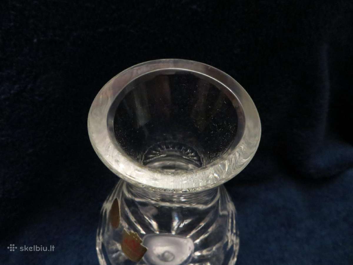 Vaza Nachtmann krištolas vokiška vintažinė ~19 cm - nuotraukos Nr. 14