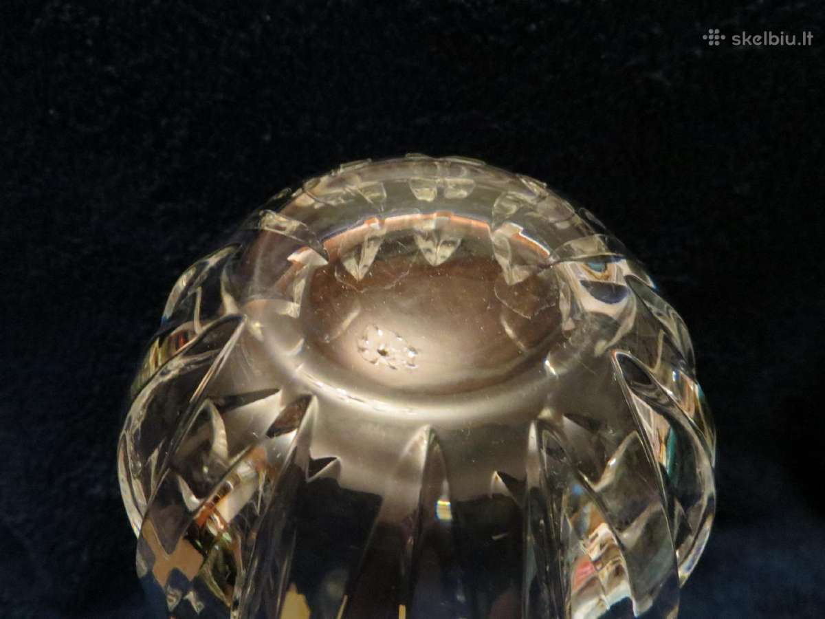 Vaza Nachtmann krištolas vokiška vintažinė ~19 cm - nuotraukos Nr. 18