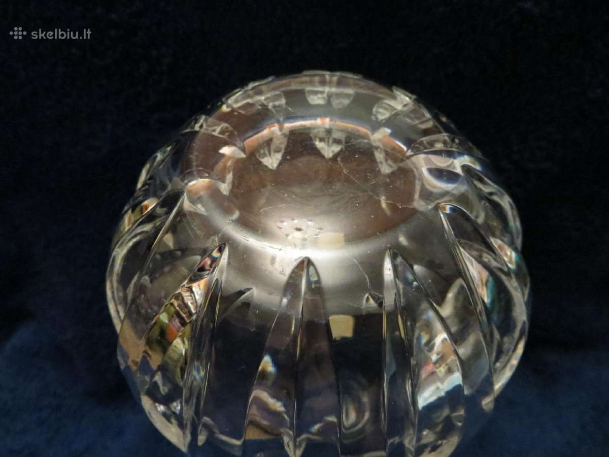 Vaza Nachtmann krištolas vokiška vintažinė ~19 cm - nuotraukos Nr. 19