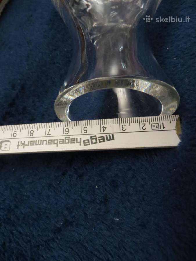 Vaza Nachtmann krištolas vokiška vintažinė ~19 cm - nuotraukos Nr. 21