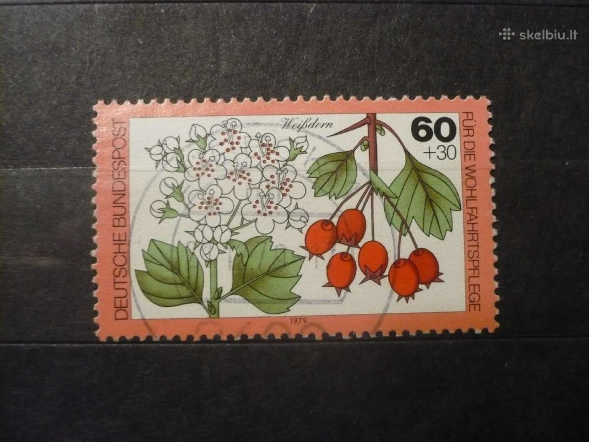 1979 m. labdaros pašto ženklai – miško vaisiai