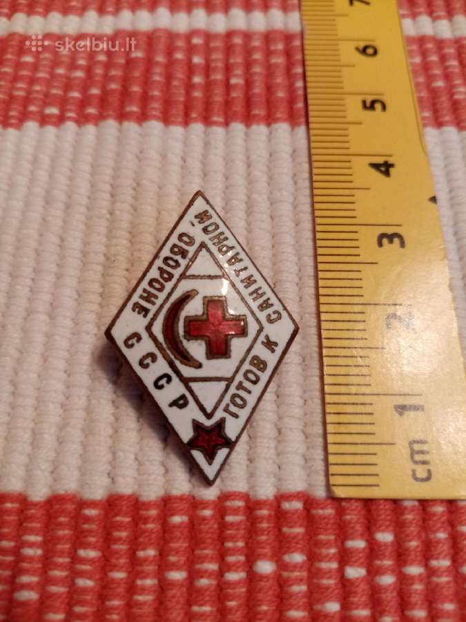 Ženklas CcCCCP Rombikas .originalas.sunkaus metalo - nuotraukos Nr. 2